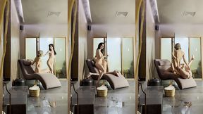 lesbian steaming room fun
