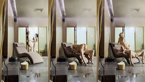 lesbian steaming room fun