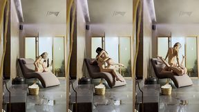 lesbian steaming room fun