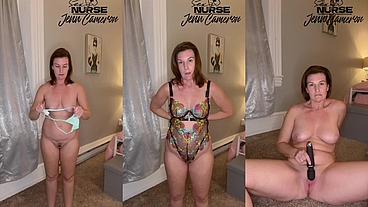 Sexy Lingerie Take-Off Replay Session with SexyNurseJenn