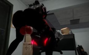 Goth Futa Destroys Slut in Five Nights of Nasty Cartoon Lust