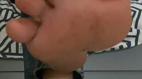 Malena takes off her heels and lets you lick her dirty feet