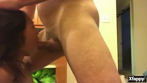 Innocent Asian teen throat fucked then gets her pussy rammed HARD from the back