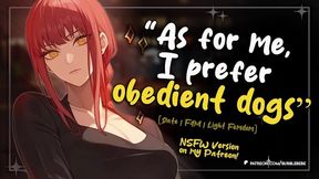 [ F4m] You Are Stuck In An Elevator With Makima, After Your Date ( Pet Play Femdom ) Audio Rp