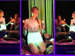 NEON GANGBANG -  Hot Wax and Hard Cocks
