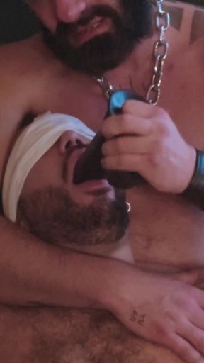 Gagging & Training My Hairy Sub's Throat