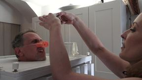fuck the stuffed pig – while drink the condoms from my lovers!
