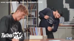 While At The College Library Jock Got His Dick Sucked By His Best Friend 11 Min - Ryan Bailey And Felix Fox