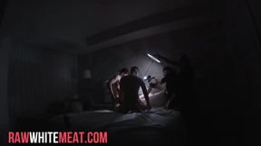 Asian Anal Slut Gets DP’d by White Dicks Bts