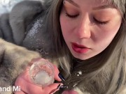SLAVIC CORE - FROZEN CUM-LOAD DRINKING - Vilu Vidish cut clip