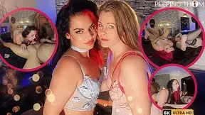 Second Party New Chicks First Time Swinging - Cheri Pi And Ava