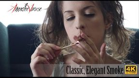 Classic Elegant Smoke (SD, mobile version) - Fetish Art, Erotic Cigarette Smoking Show!