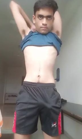 Solo Indian Amateur Boy Jerking off Cumshot
