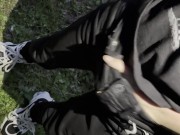 Risky jerk off in the forest - IkaSmokS
