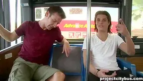 Tyler Bentley Swallows Kevin Crows Thick Load on Moving Bus—Steamy Gay Hookup