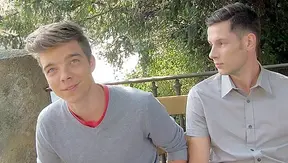 Double Trouble: Two Hungry Twinks Devour One Thick Cock – POV Interracial BJ Fest – XXXGay