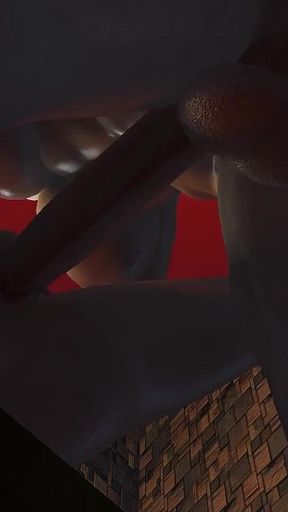 Thick Blonde Dickgirl Fucking a Cute Ladyboy in Anal Missionary