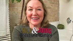 German Granny Gets a Juicy Mouthful