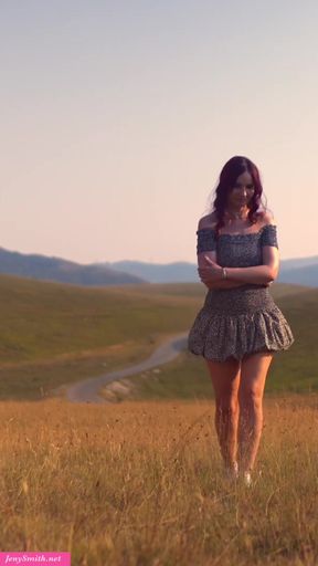 Mountains and a Woman. Full video only on JenySmith.net