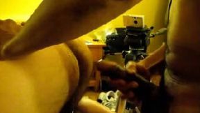 Breathtaking doggy style fucking and cumming inside of her