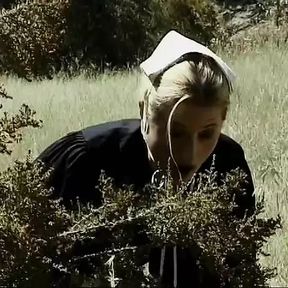 Ebony hunks  working with haystack in Amish warehouse