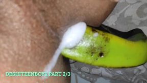 part-2 big green banana deeply fuck into tight asshole. double load desi teen boysex first time get fuck by friend. bangla gaysex