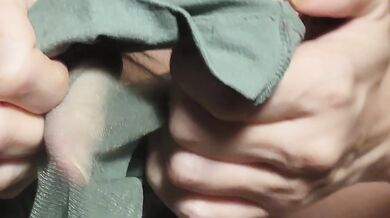 Milf boss fucks secretary in green pantyhose