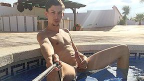 Squirting Cum In The Sun - Xavier Sibley - TXXXMStudios