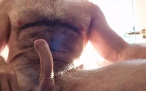 Hairy Muscle Stepdad Jerks off