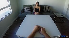 Tiny Latin Teen 18+ With No Tits Fucks For A Job