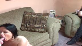 Horny Brunette MILF Gets Pussy Eaten and Fucked Hard