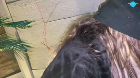 street girl humiliated into fucking herself with a wood saw!!