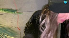 street girl humiliated into fucking herself with a wood saw!!