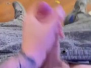 Step-sister watches virgin wank