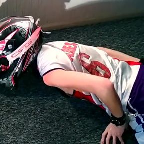 Self Bondage in Basketball Unifrom Osiris Dc Sneakers and Mx