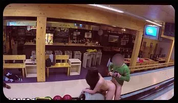 Naughty Brunette at Bowling Alley | Hot Cheating Scene 2026