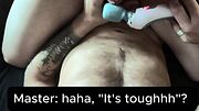 Jockstrap vibrator tease & teary deep throat! Master pounds Danish femboy Sif in doggy before a sloppy clapping cowgirl ride!