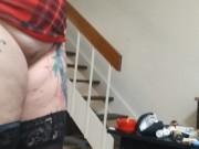 Sunshyne fun reverse cowgirl on the couch with bwc