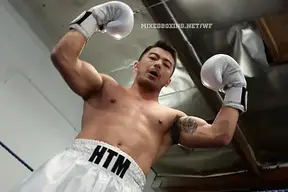 Boxing vs Jacked the Ripped - Asian Muscle Stud POV Boxing