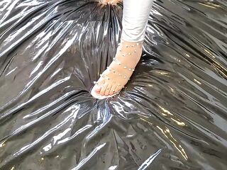 My Hawt Shiny Sandal Collection Latex