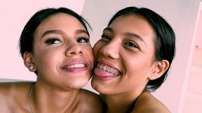 ”Latin Teen Stepsisters Ravaged Hard”