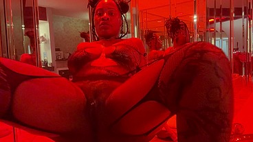 Marrijanee pierced pussy popping sipping cocktail