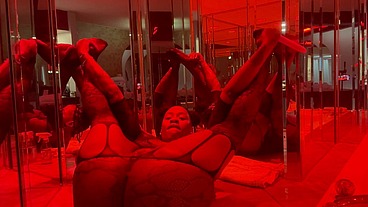 Marrijanee pierced pussy popping sipping cocktail