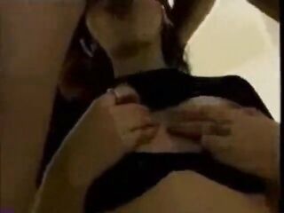 Caught jacking off by his step-sister