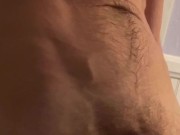 Almost caught jacking off in the shower at family’s house 😈