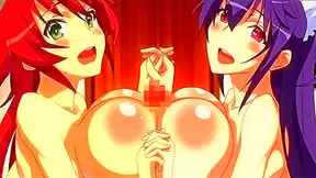 Curvy Anime Beauty Grooves to Nightcore Then Rides Hard with Milf Energy