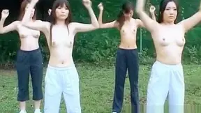 Hot Japanese Babe Shows Off Her Sexy Body in Half-Naked Academy Show Part 1