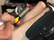 Explosive Orgasm Using Percussion Massager Vibrator Quadriplegic