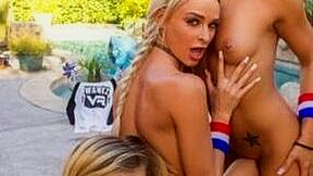 Haley Reed, Morgan Lee And Emma Hix - Foursome Vr Porn Sex