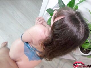 Natural Large Breasts Gal Screwed and Creampied / Miriam Prado